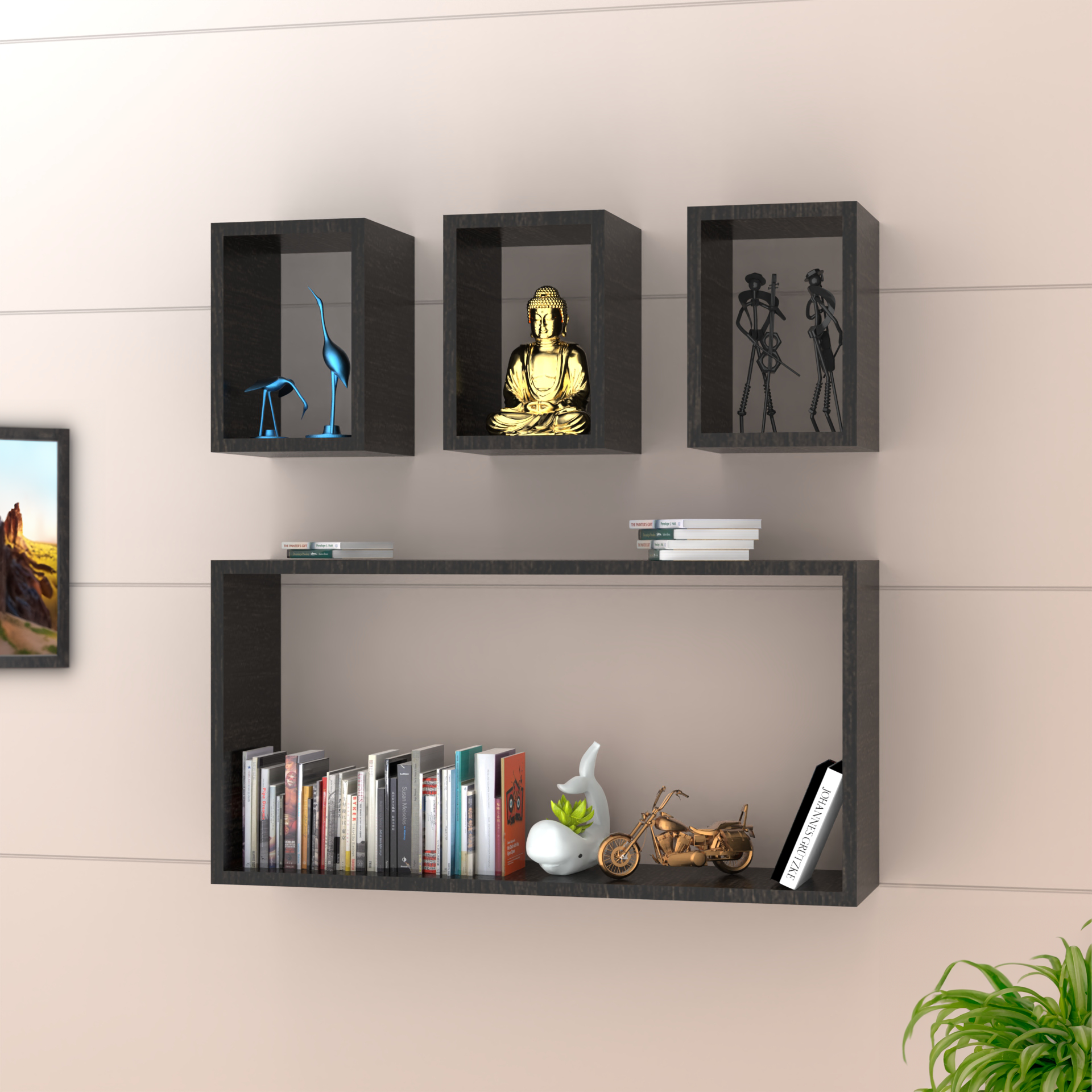 Dylan Floating Wall Shelf - Thai Teak - Neehv Home