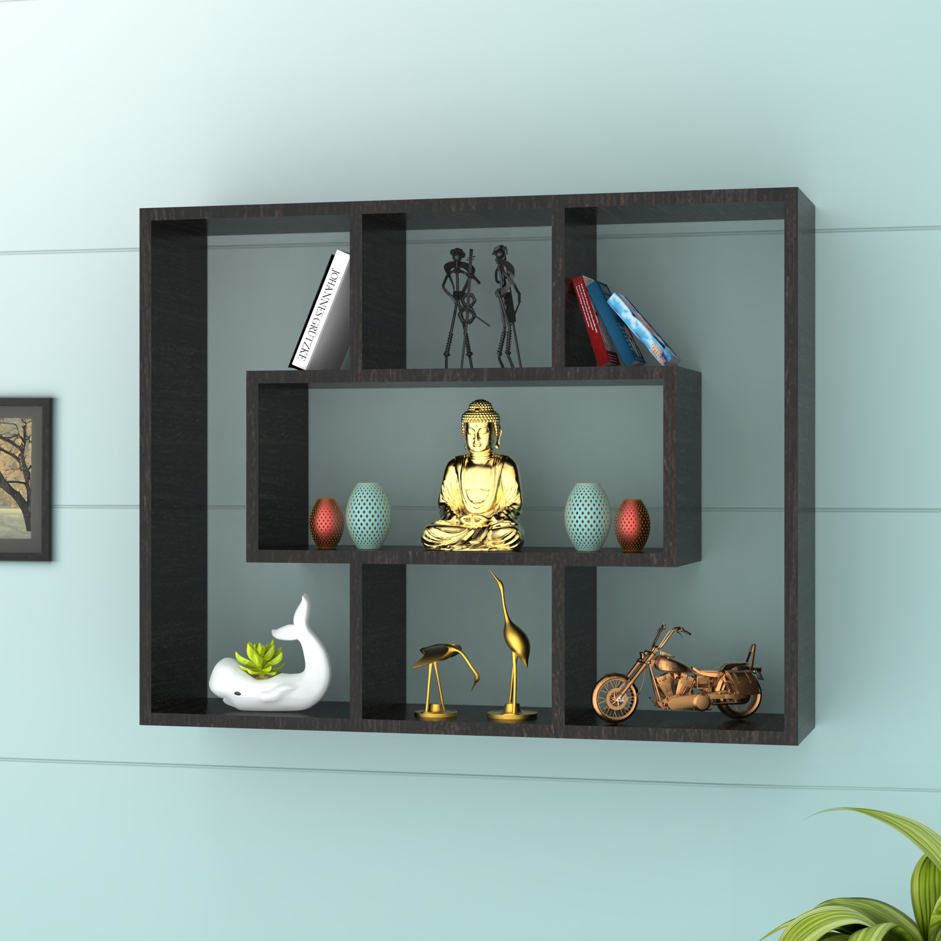 Harper Wall Shelf - Thai Teak - Neehv Home