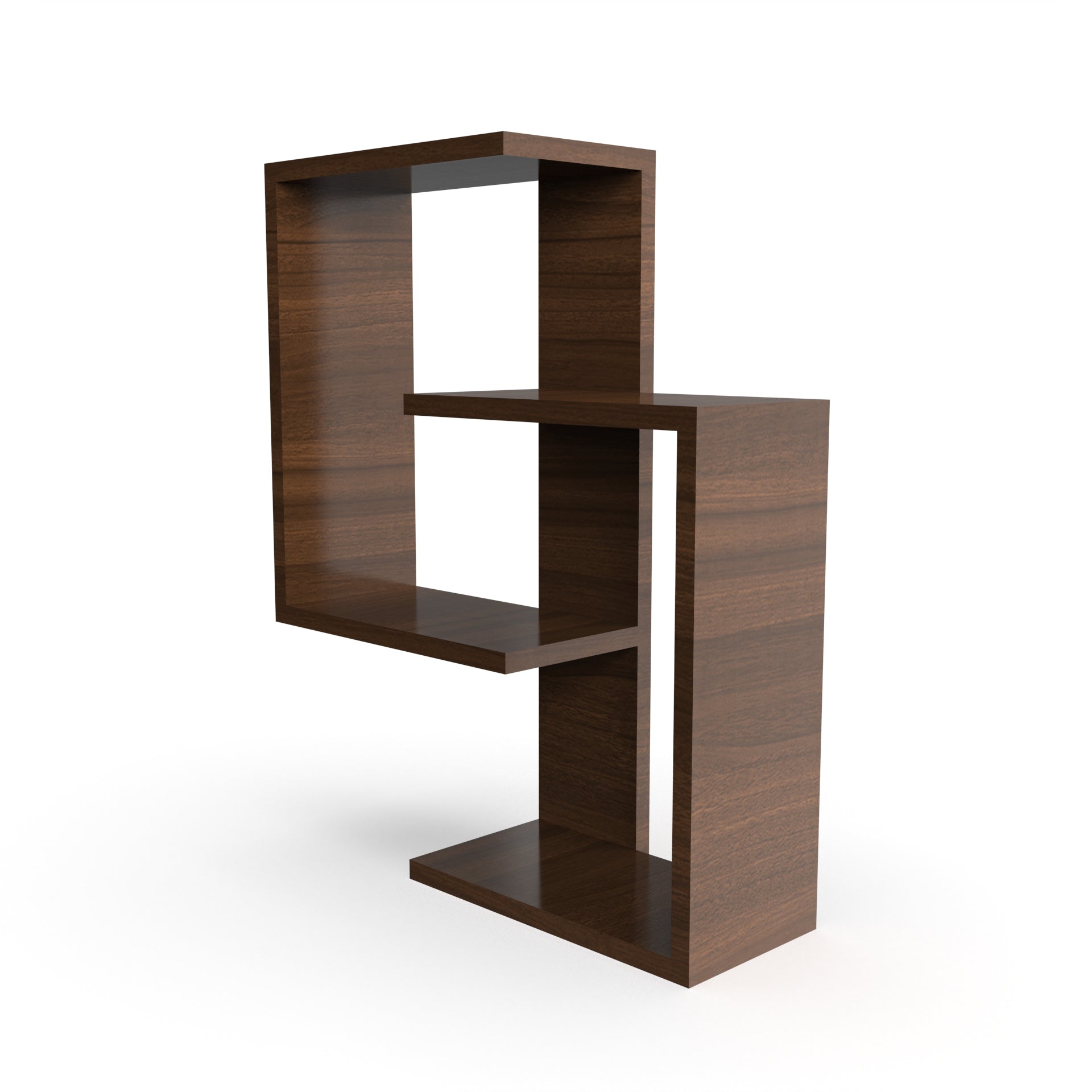 Alex Floating Wall Shelf - Classic Walnut - Neehv Home