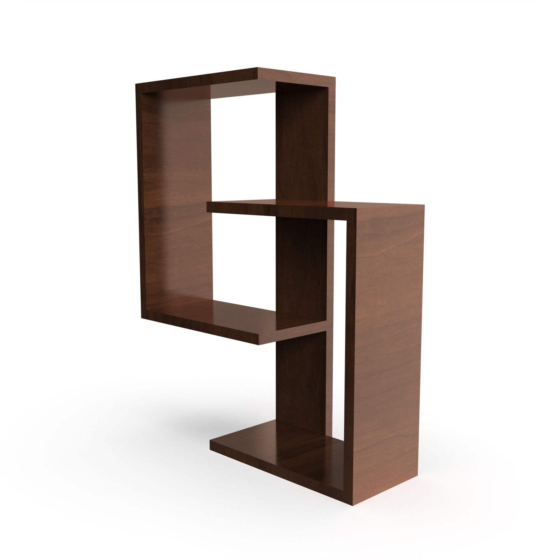 Alex Floating Wall Shelf - Brazilian Walnut - Neehv Home