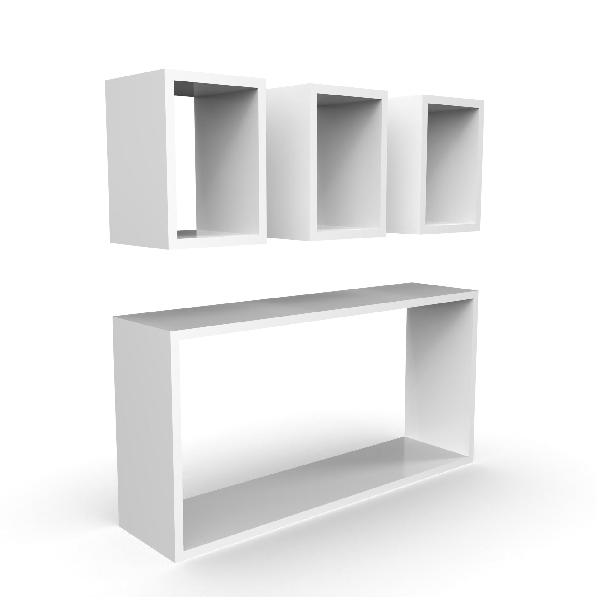 Dylan Floating Wall Shelf - Frosty White - Neehv Home