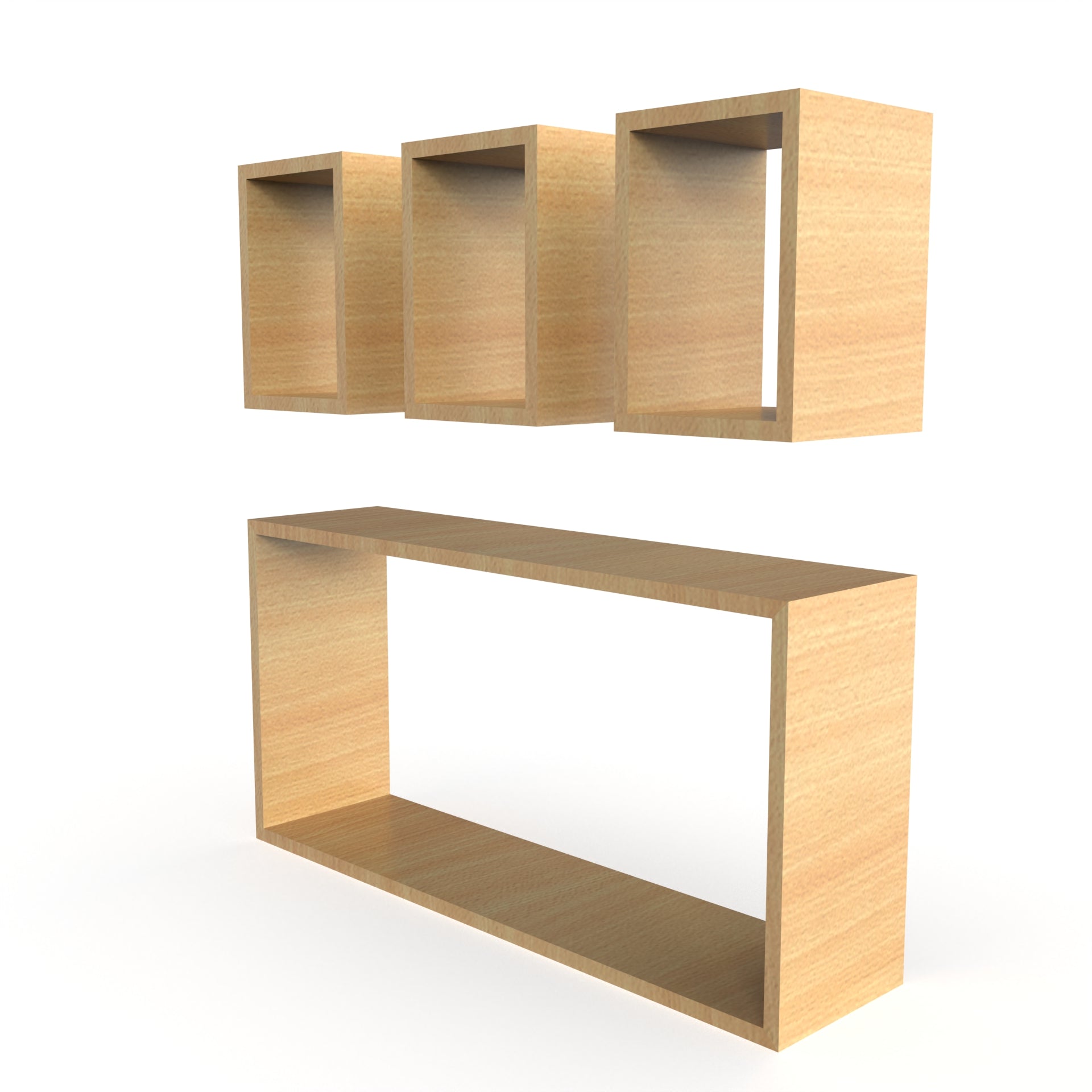 Dylan Floating Wall Shelf - Bavarian Beech - Neehv Home