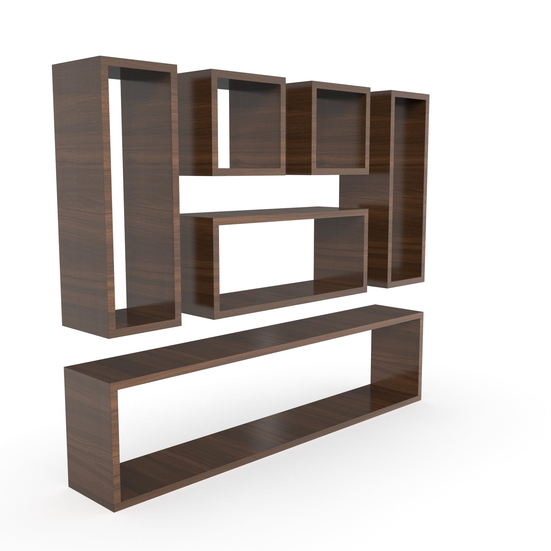 Dallas Wall Shelf - Classic Walnut - Neehv Home