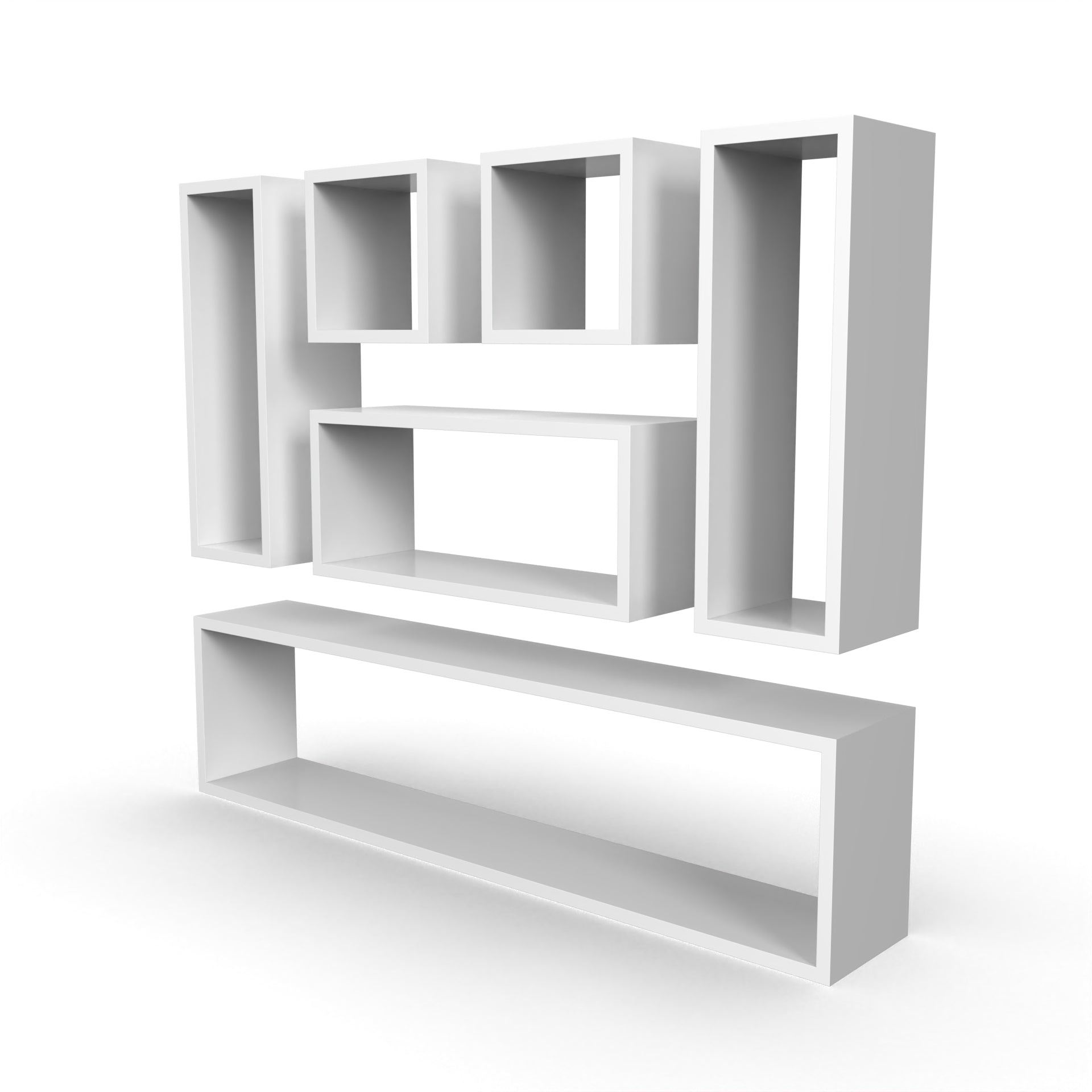 Dallas Wall Shelf - Frosty White - Neehv Home