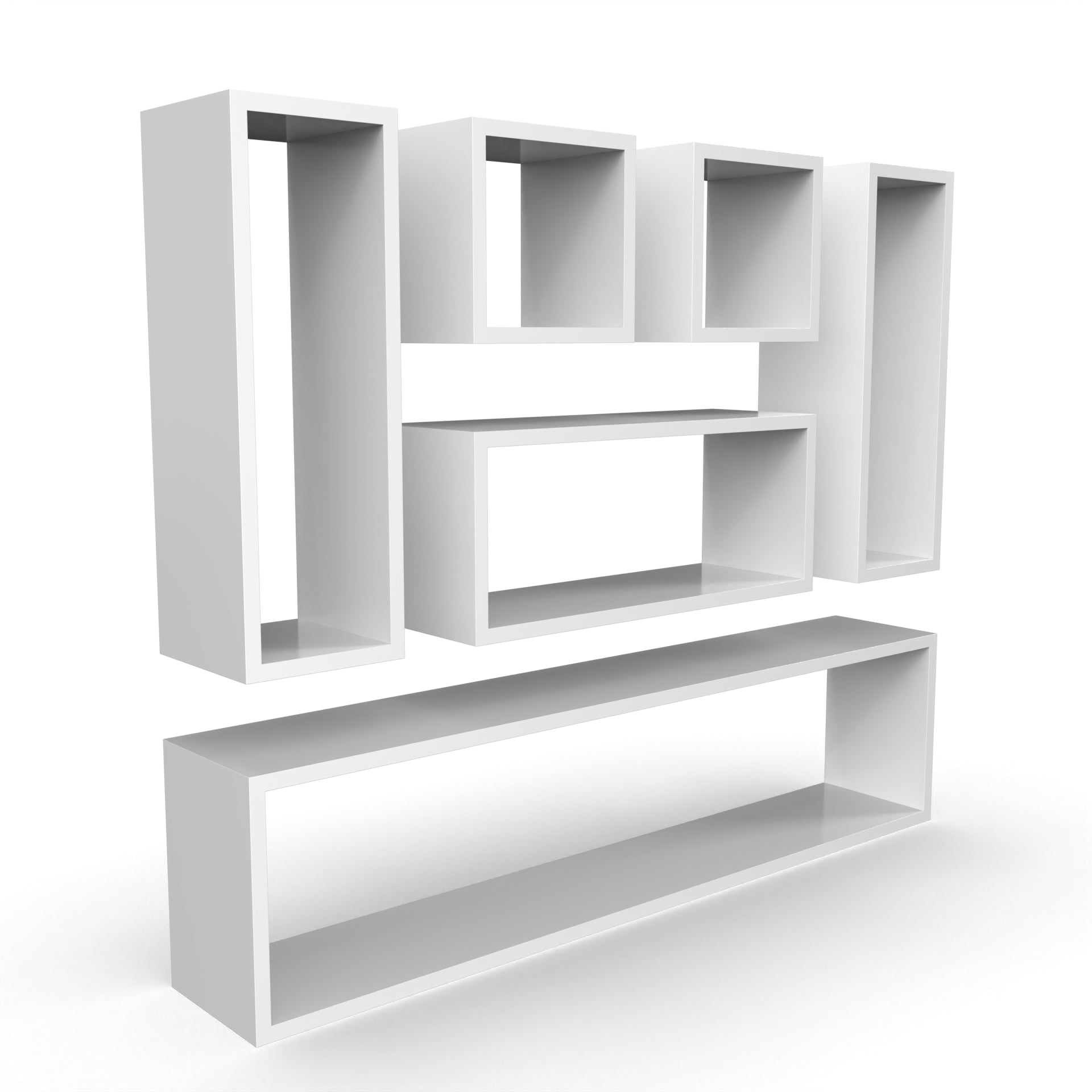 Dallas Wall Shelf - Frosty White - Neehv Home