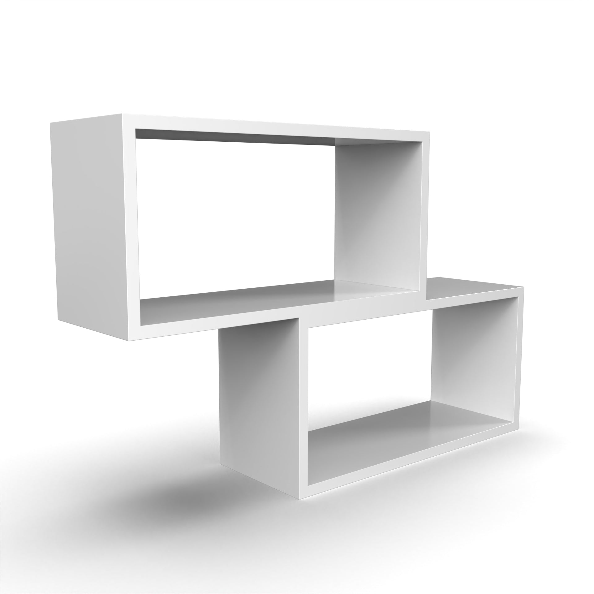 Canon Wall Shelf - Frosty White - Neehv Home