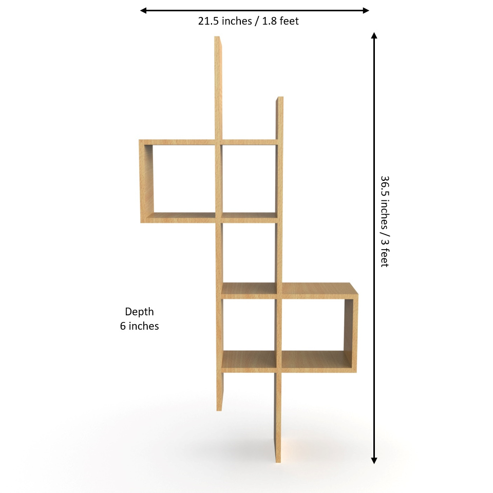 Emma Wall Shelf - Bavarian Beech - Neehv Home