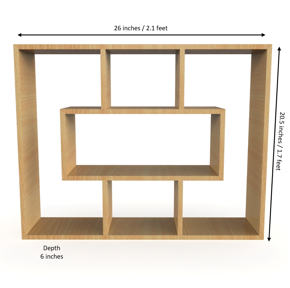 Harper Wall Shelf - Bavarian Beech - Neehv Home