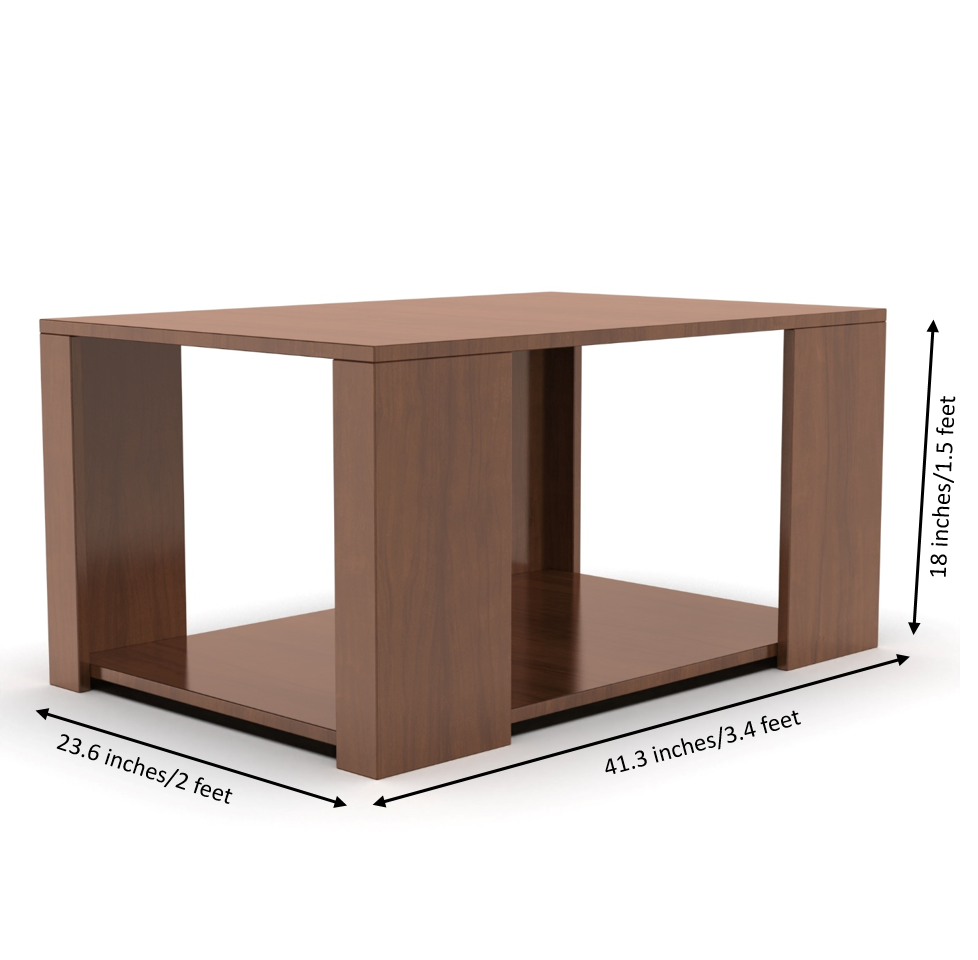 Rapture Center Table - Brazilian Walnut - Neehv Home