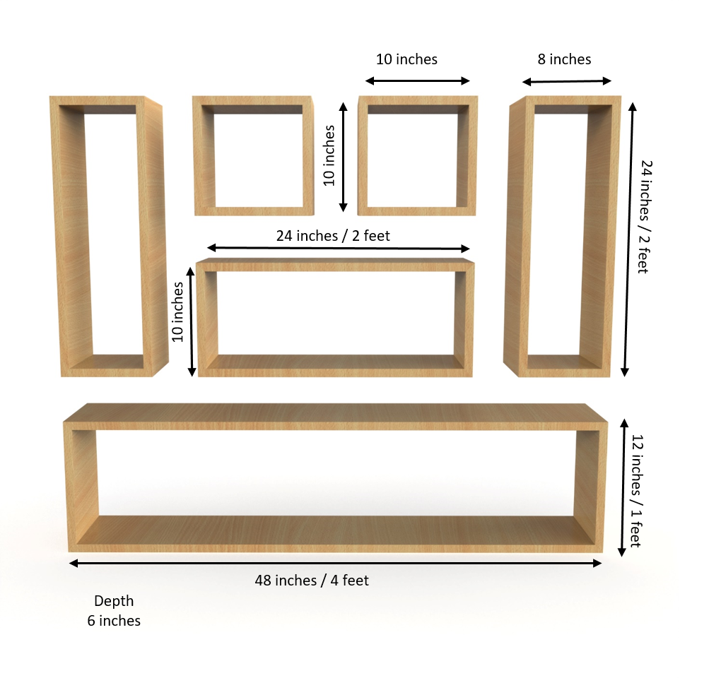 Dallas Wall Shelf - Bavarian Beech - Neehv Home