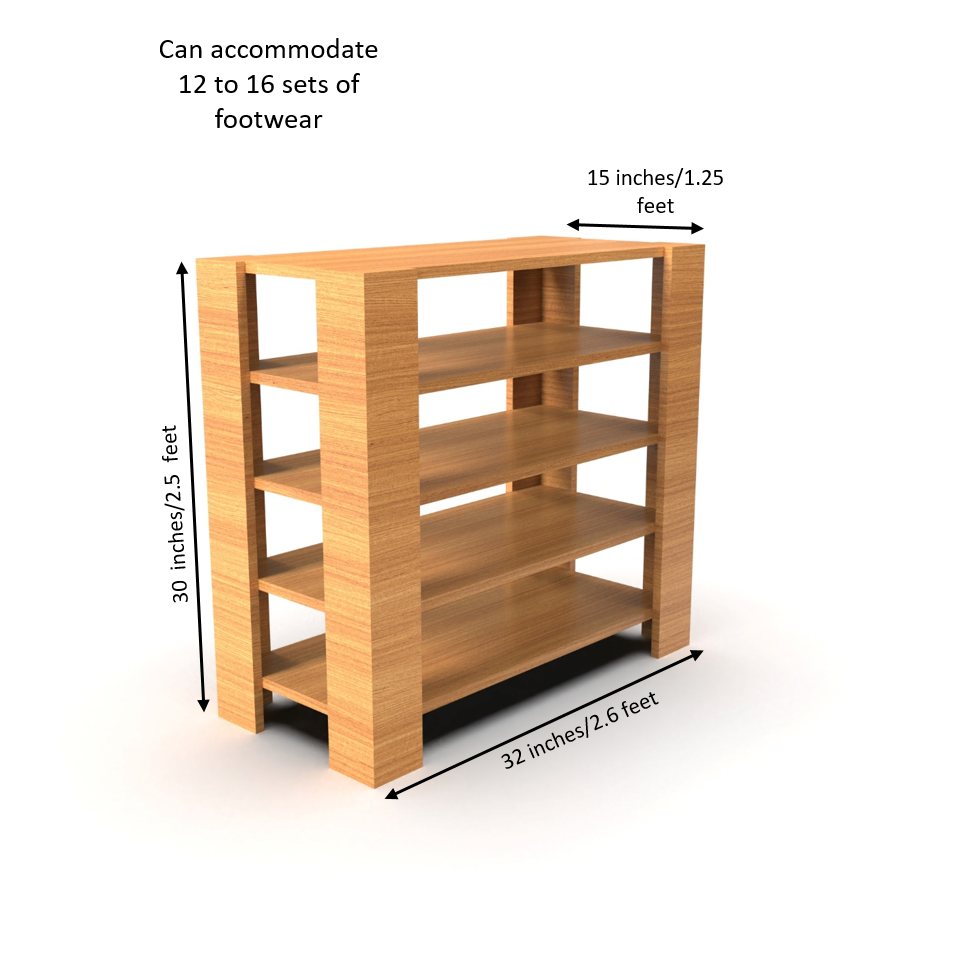 Lucid Shoe Rack - Bavarian beech - Neehv Home