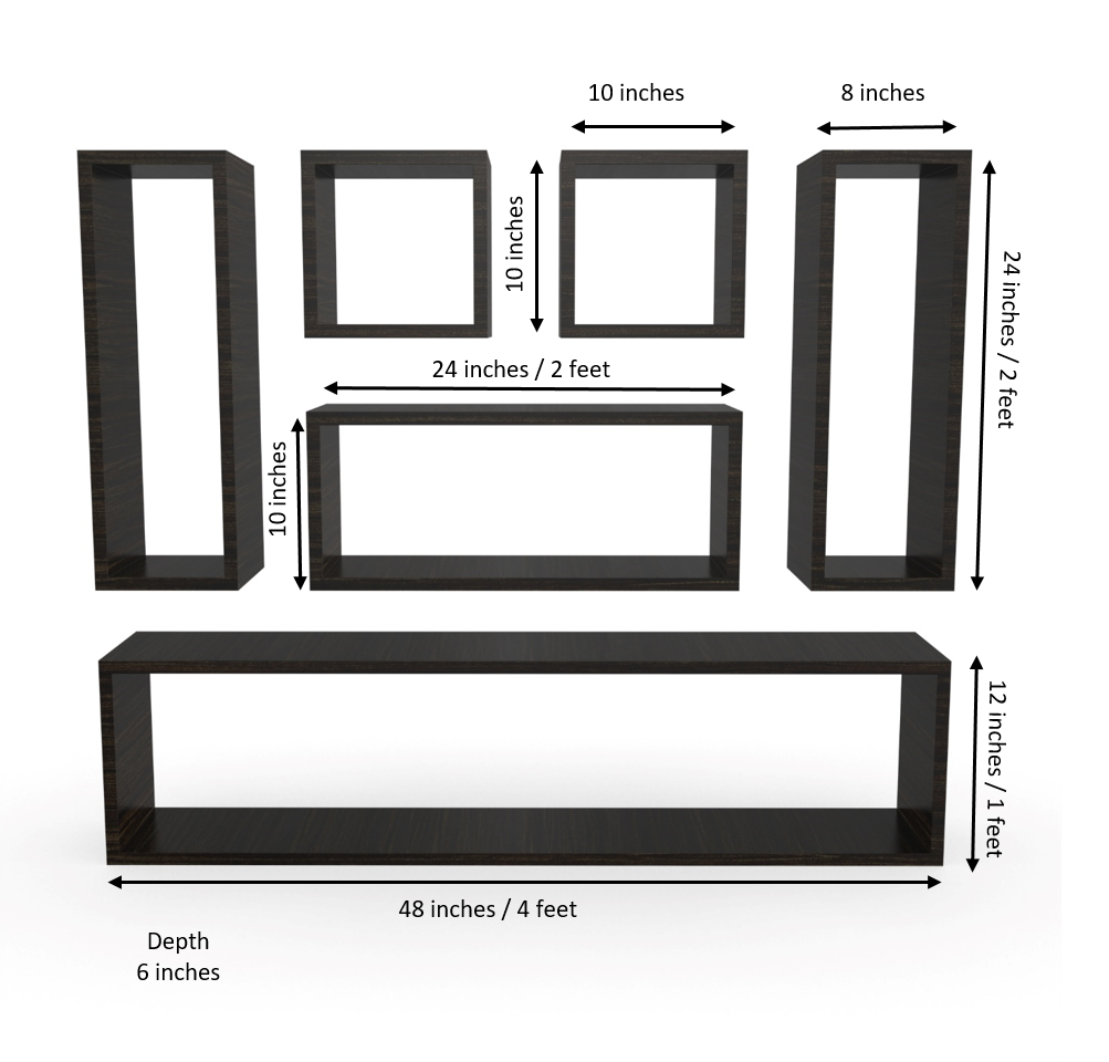 Dallas Wall Shelf - Thai Teak - Neehv Home