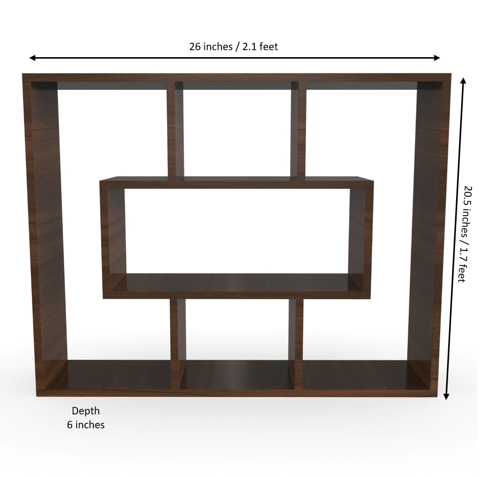 Harper Wall Shelf - Classic Walnut - Neehv Home